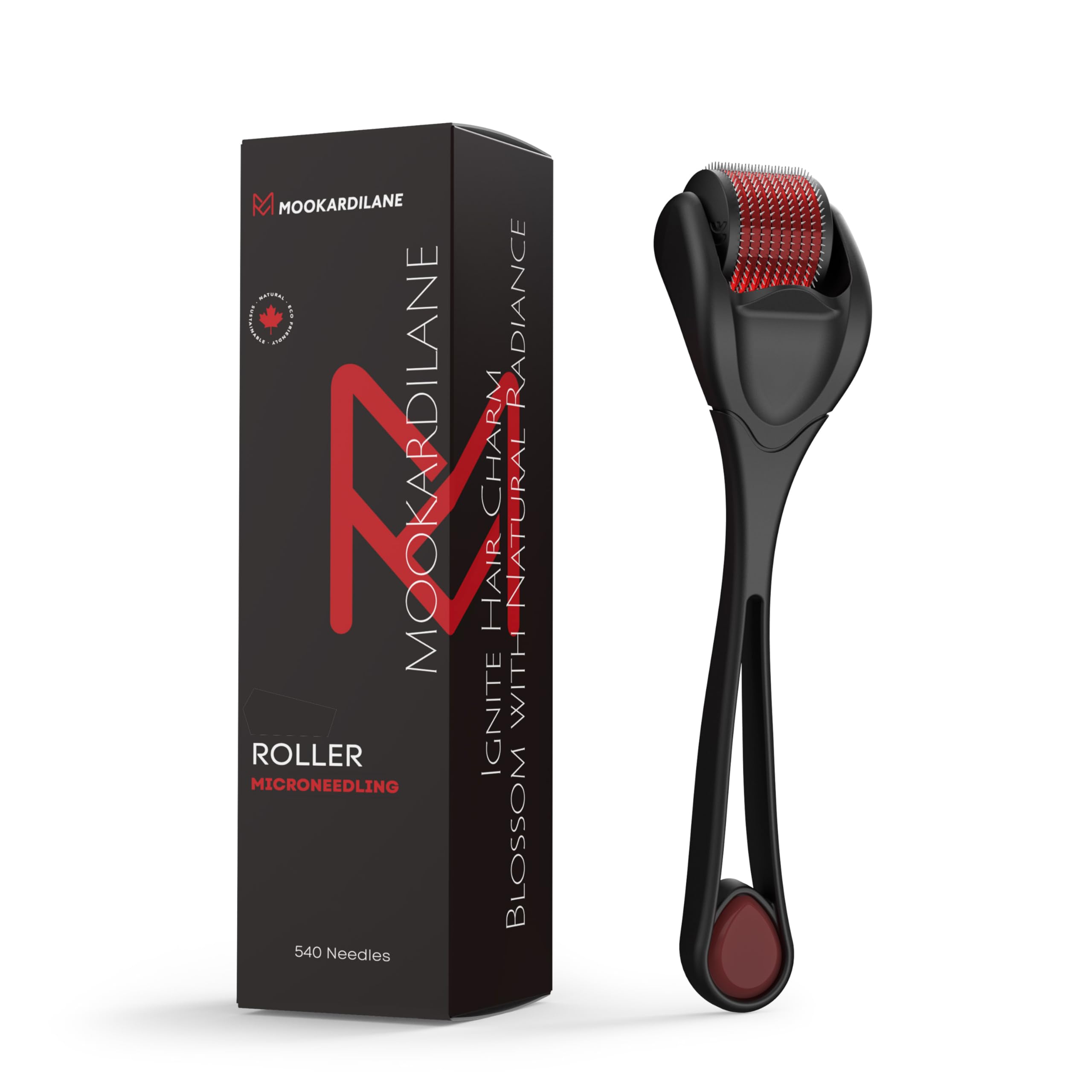 ScalpCare™ Microneedle Hair Roller – 540 Stainless Steel Needles