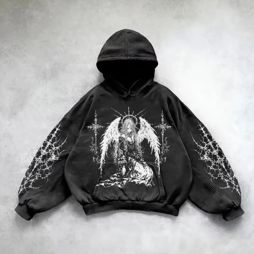 Inferno Vintage Oversized Hoodie.