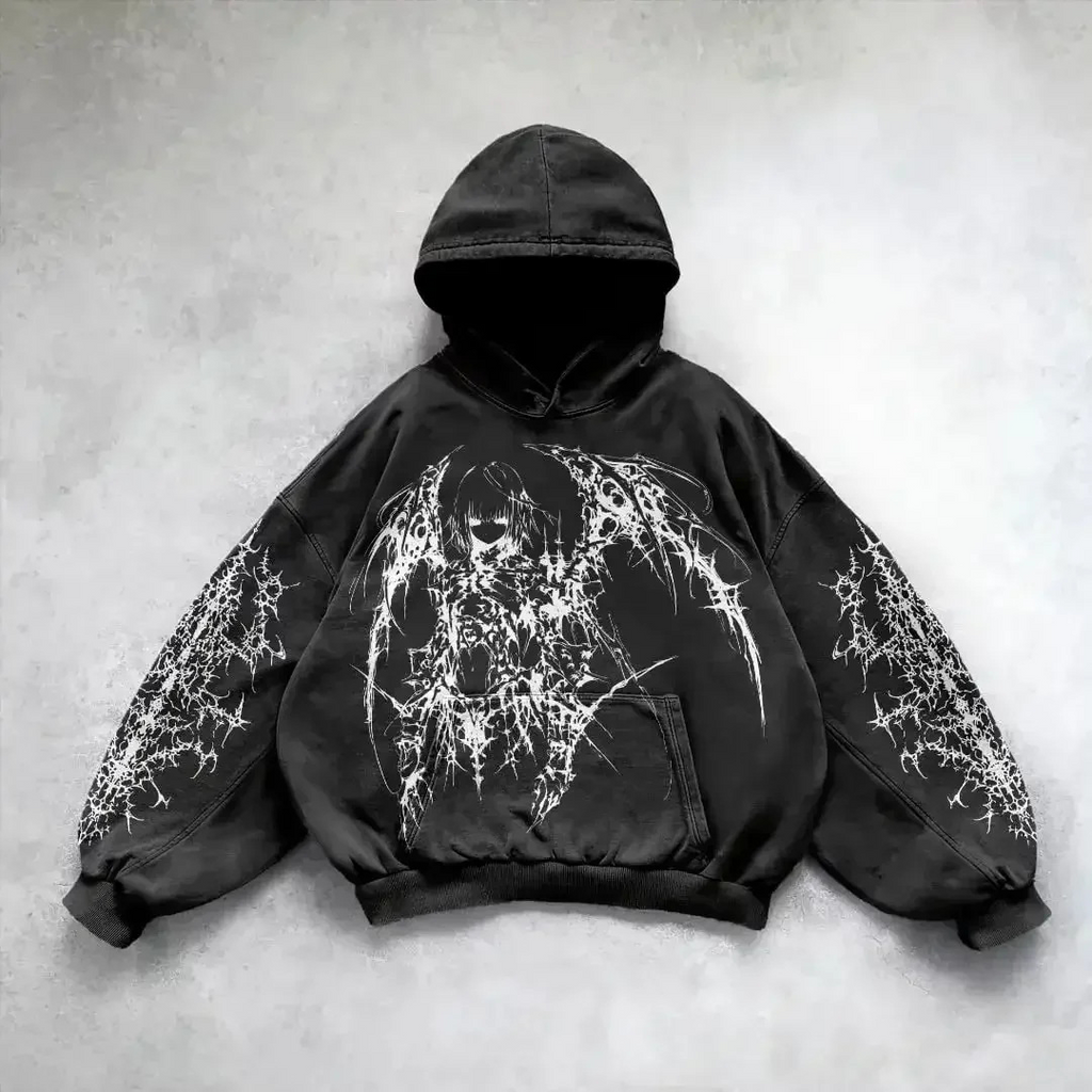 Inferno Vintage Oversized Hoodie.