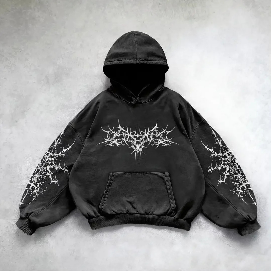 Inferno Vintage Oversized Hoodie.