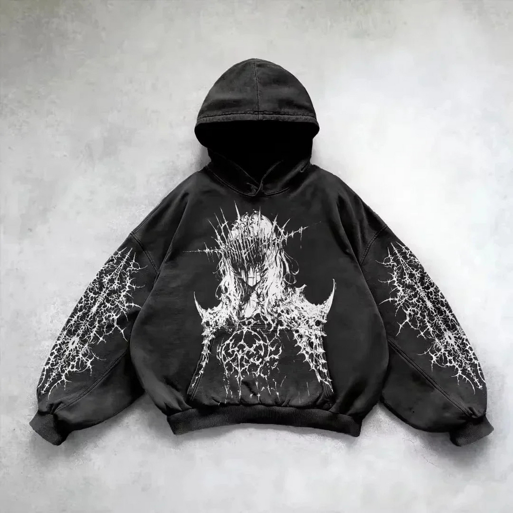 Inferno Vintage Oversized Hoodie.